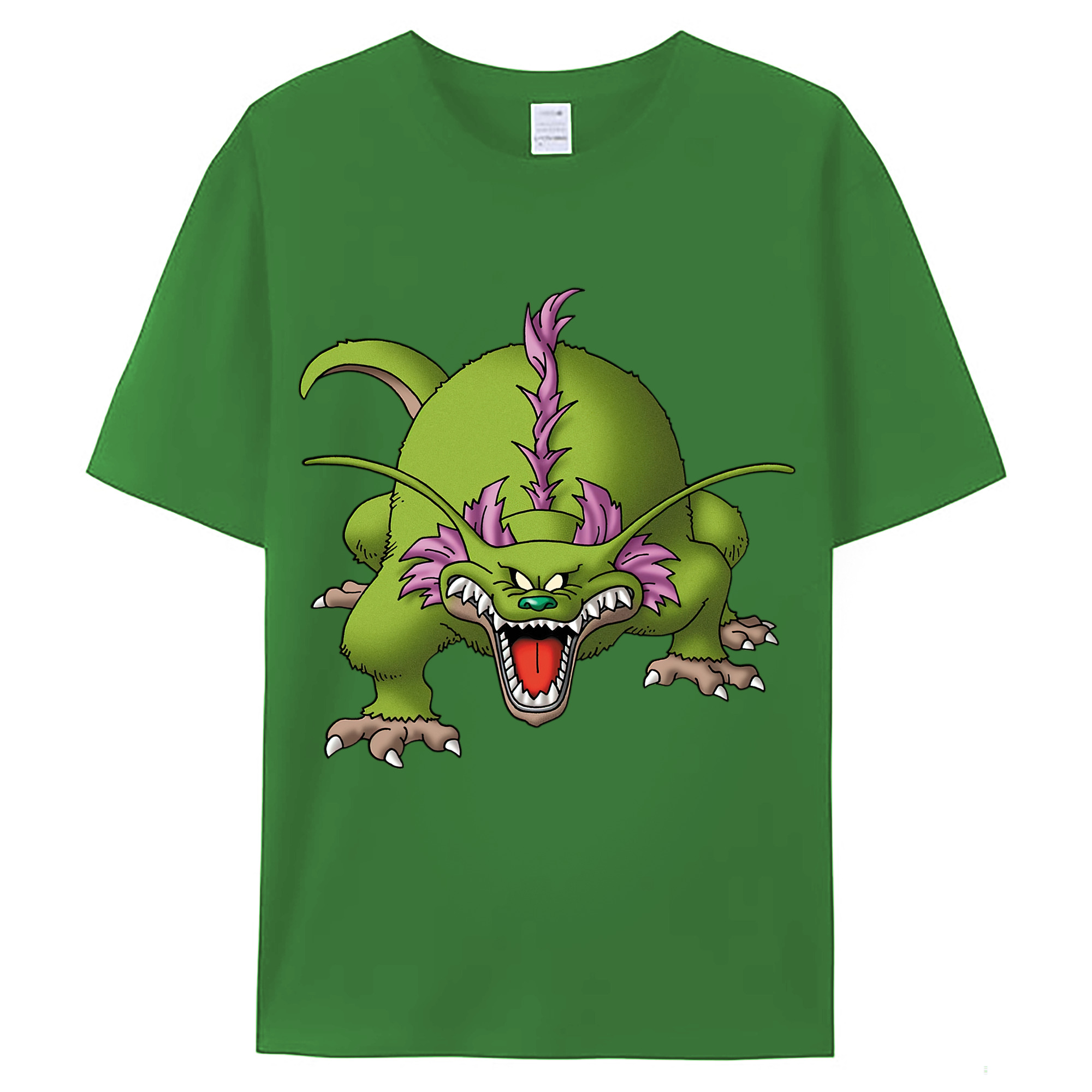 （画像用） ドラゴンクエスト Doragon Kuesuto Dragon Quest レディースカジュアルプリントTシャツ（綿100％）